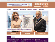 Tablet Screenshot of humanistischverbond.nl